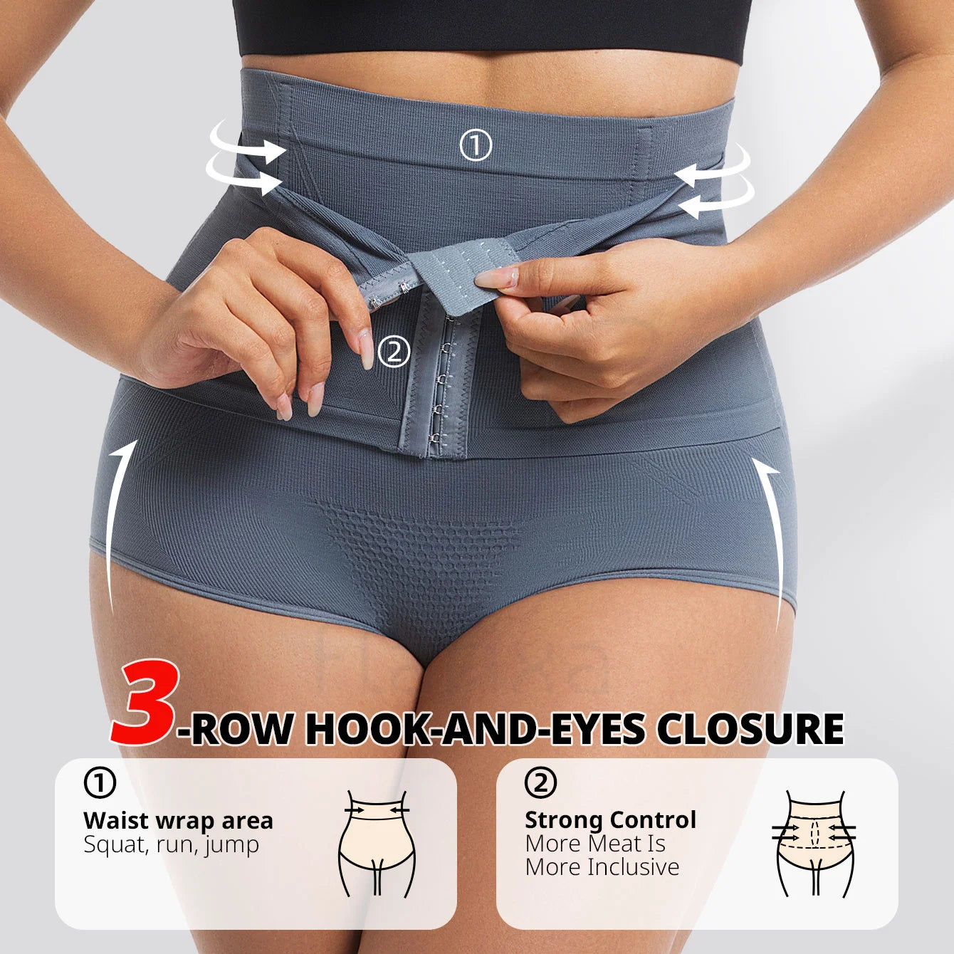 Everyday High Waist Faja Shapewear with zipper